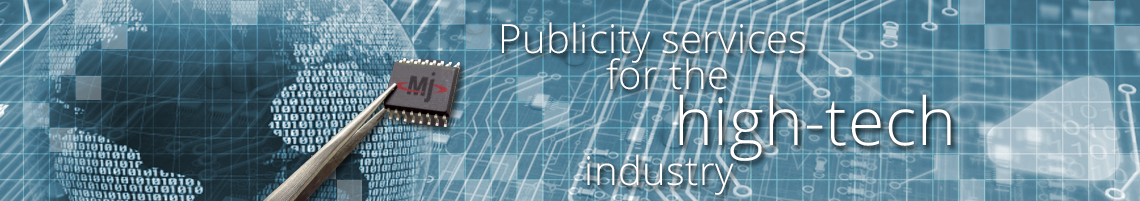 Publicity services for the high-tech industry